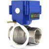 U.S. Solid 1 Inch Motorised Ball Valve, Stainless Steel, 220