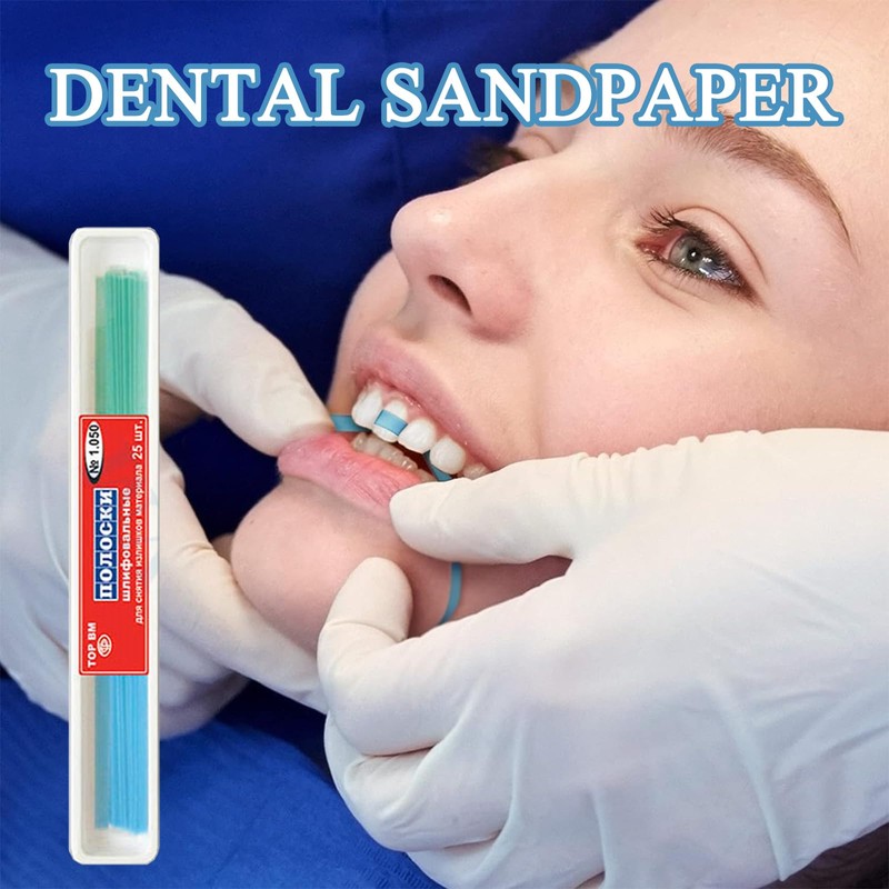 Pack of 50 Teeth Sandpaper, Tooth Sandpaper, Teeth Sandpaper for