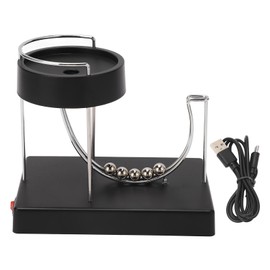 Perpetual Motion Steel Ball Reduce Anxiety Rolling Balls Decompression Toy for Desktop Decor