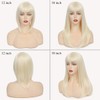 PARXITN Hair Topper for Women Synthetic Hairpieces 45 cm Hair