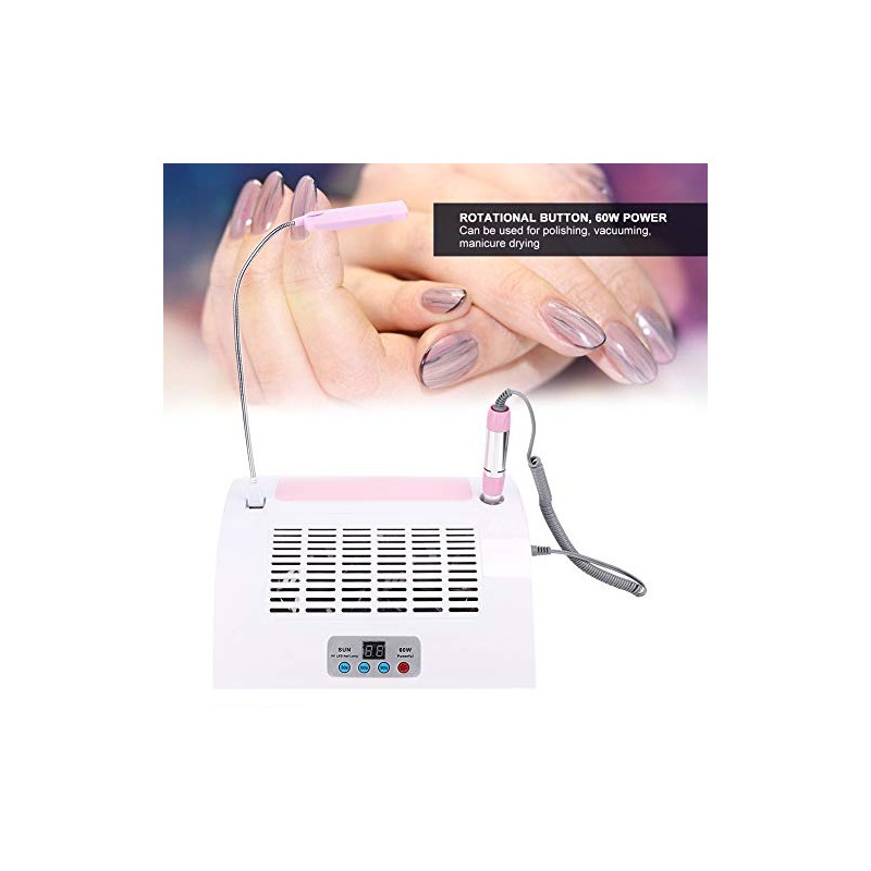 5 in 1 Nail Dust Collector with Drill, Multifunctional Electric
