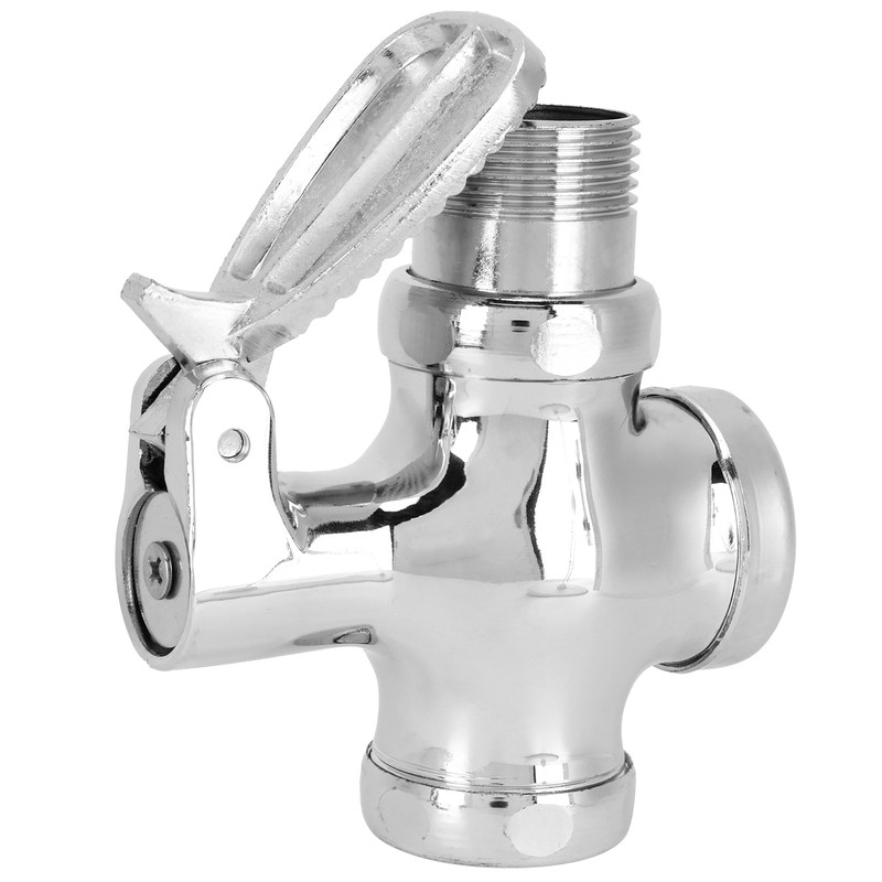 Pedal Toilet Delay Flushing Valve Foot Pedal Water Valve for