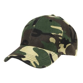 Baseball Cap Women's Men's Sun Hat Sun Protection Summer Camouflage Hat Casual Lightweight Hip-Hop Hat Unisex Sports Cap Outdoor, Green camouflage