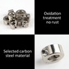 8-piece depth stop ring set, drill depth limiter limit the