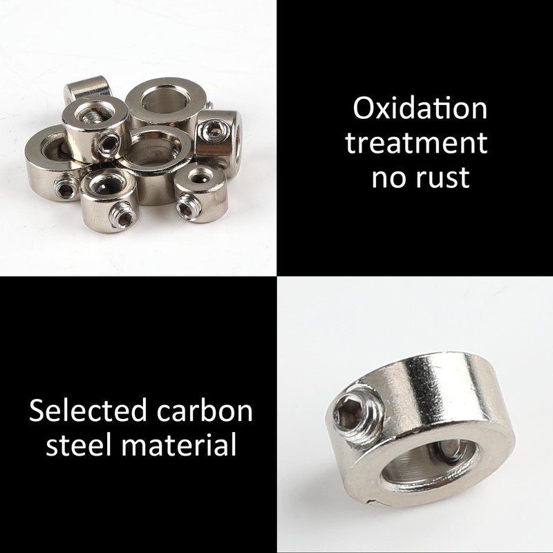 8-piece depth stop ring set, drill depth limiter limit the