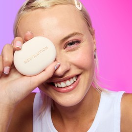 Revolution Powder Pops Instant Blur Setting Powder, Cipria Fissante Effetto Airbrush Ispirata alla K-Beauty, Leviga la Pelle e Minimizza i Pori, Vegana, Rose, 5 g