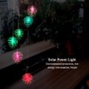 Pine Cones Style Solar Power Sensor LED Light Outdoor Colorful
