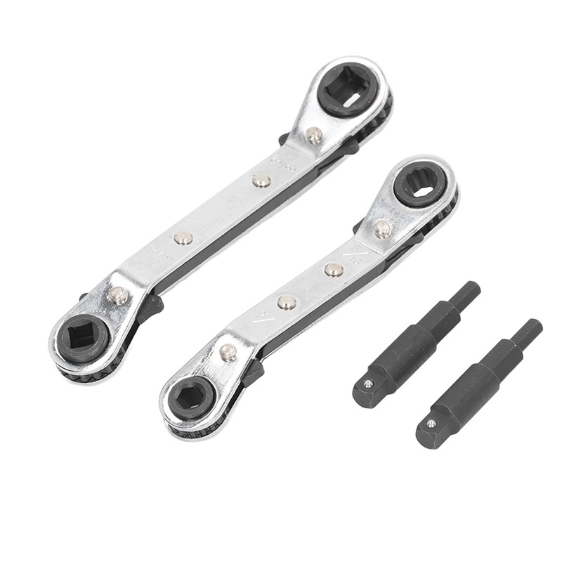 HVAC Service Wrench 3/8 to 1/4in 5/16 to 1/4in Stainless