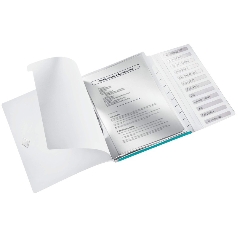 Leitz A4 file for up to 200 sheets, 6 compartments