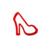 Silhouette Shoe Cookie Cutter-High Heel (7.62 cm)