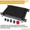 Partuto 1 Set 25 Row Universal Transmission Oil Cooler -