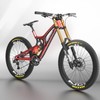 ENLEE ENLEE One Pair Mountain Bike Stickers, Bicycle Frame Protector