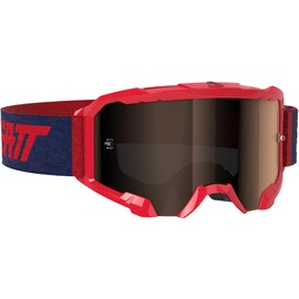 Leatt Velocity 4.5 Iriz Adult Off-Road Motorcycle Goggles - Red/Platinum/One Size