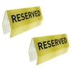 Reserved Signs Chairs or Thin Pew Clamp - On Gold