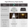 GIGALUMI 8 Pack Cold White Solar Fence Lights