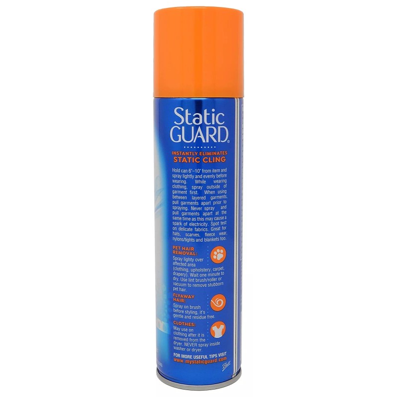 Static Guard AntiStatic Spray 3 Piece Set 5.5oz and Travel