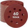 EffektWerk Sanding Discs (60 Pack, 8 Holes) 125mm Multi Grit