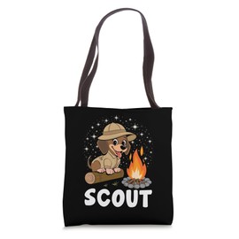 Dachshund Scout Camping Scouting Scouts Camper Tote Bag