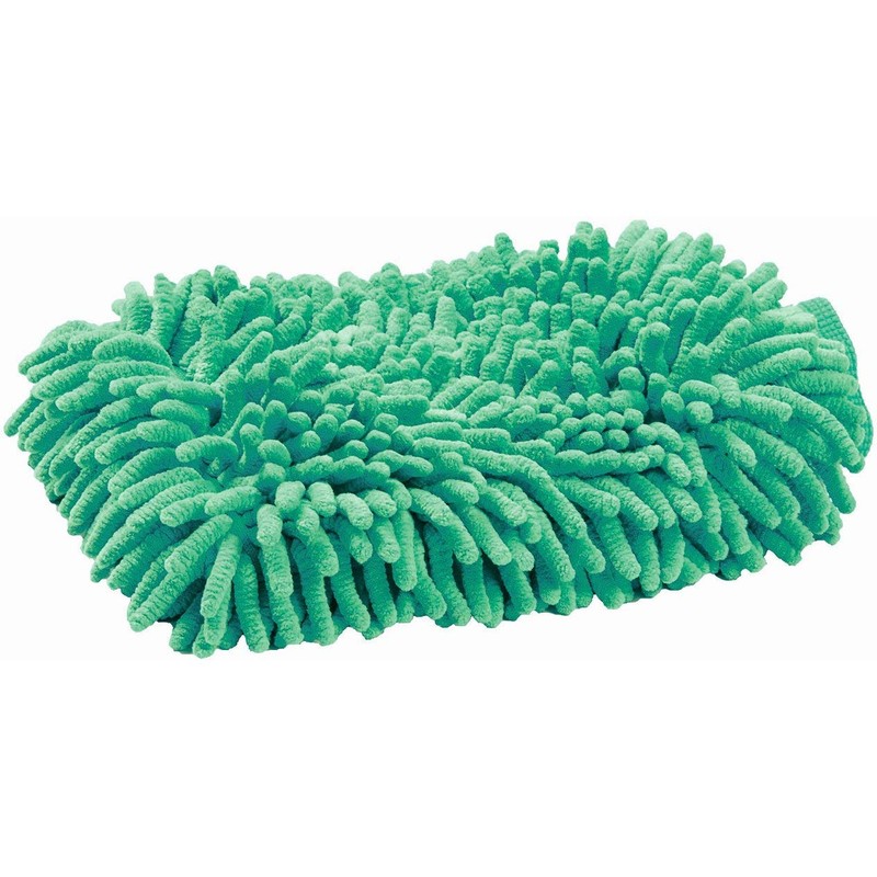Roma Microfibre Wash Mitt: Blue