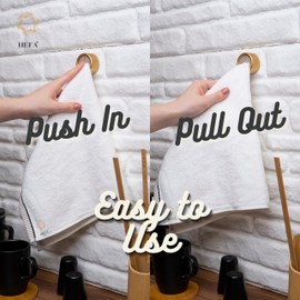 HEFA Towel Hooks, Towel Holder, Dish Towel Holder, Kitchen Organization, Kitchen Towel Hook, Kitchen Towel Holder, Hand Towel Holder, Kitchen Gadgets 8 Pack Eco