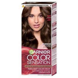 GARNIER - COLOR SENSATION - Permanent hair coloring cream - 5.0 Luminous Light Brown