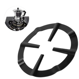 Gas Ring Reducer for Coffee Pot Iron Mocha Pot Stand Coffee Pot Stand Gas Stove Cooker Stand Reducer Ring Holder, Heavy Metal Trivits for Gas Hob Stoves