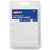Avery File Folder Labels, 5/8" x 2-3/4", White, Non-Printable, 156