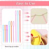 60 Pcs Plastic Sewing Needles Plastic Needles for Kids Large