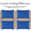 Bamboo Bay Cooling Bamboo Pillowcase 4 Piece Set - Organic