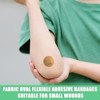 Funtery 200 Pcs Spot Adhesive Bandages 1.2 Inch Flexible Round