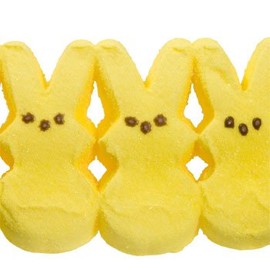Easter Candy Peeps Yellow Marshmallow Bunnies, 8-ct. Packs