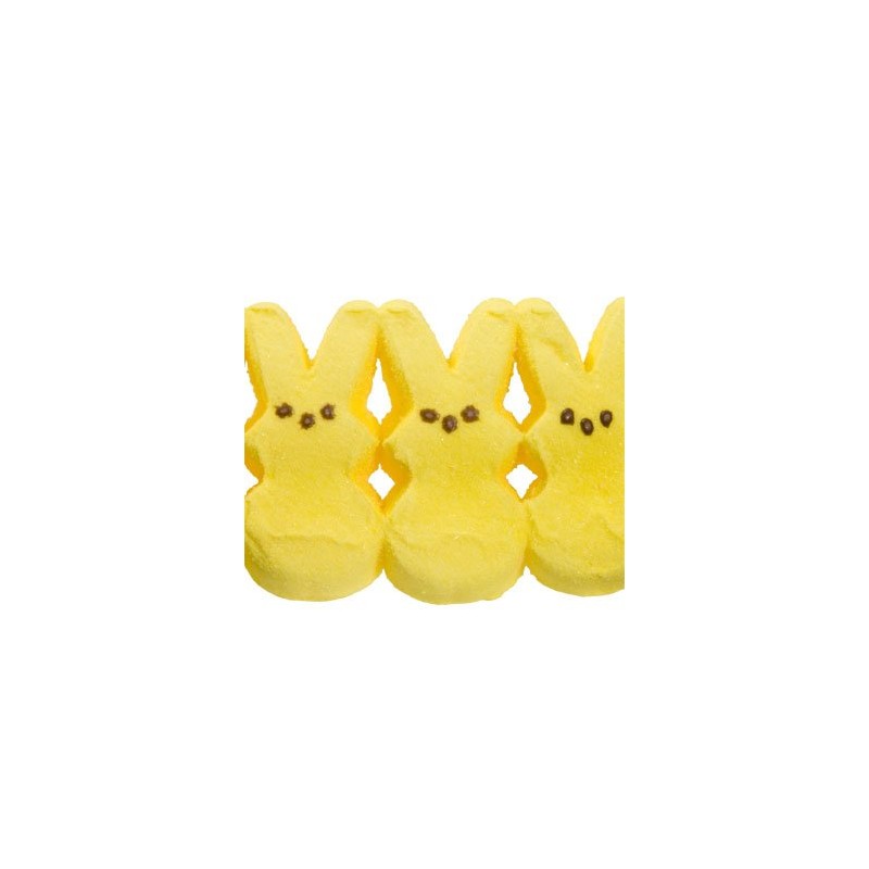 Easter Candy Peeps Yellow Marshmallow Bunnies, 8-ct. Packs