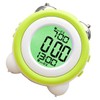 GRIRIW 1pc Double Mute Alarm Clock for Simple Stereo Design