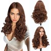 Sidaila Synthetic Lace Front Wig for Women,18 Inch Heat Resistant
