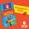 Annie's Organic Peel-A-Parts Fruit Flavored Snacks, Strawberry Splits, Gluten Free,