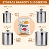 Cooks Standard Stainless Steel Food Jar Storage Canister Set Medium