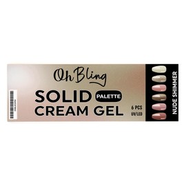 Oh Bling Solid Gel Cream Gel Palette #04 Nude Shimmer