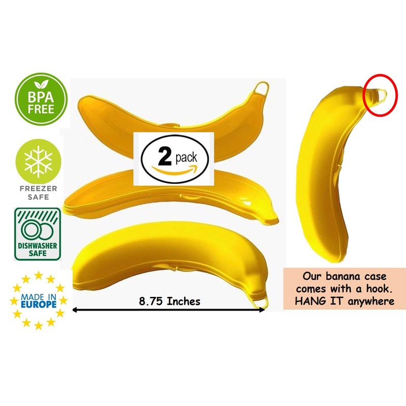 Banana Keeper On The Go Outdoor Travel Case BPA-Free Fruit