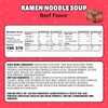 Maruchan Ramen Beef, Instant Ramen Noodles, Ready to Eat Meals,