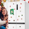 20 Pcs Mini Christmas Fridge Magnets, 1 Inch 3D Christmas
