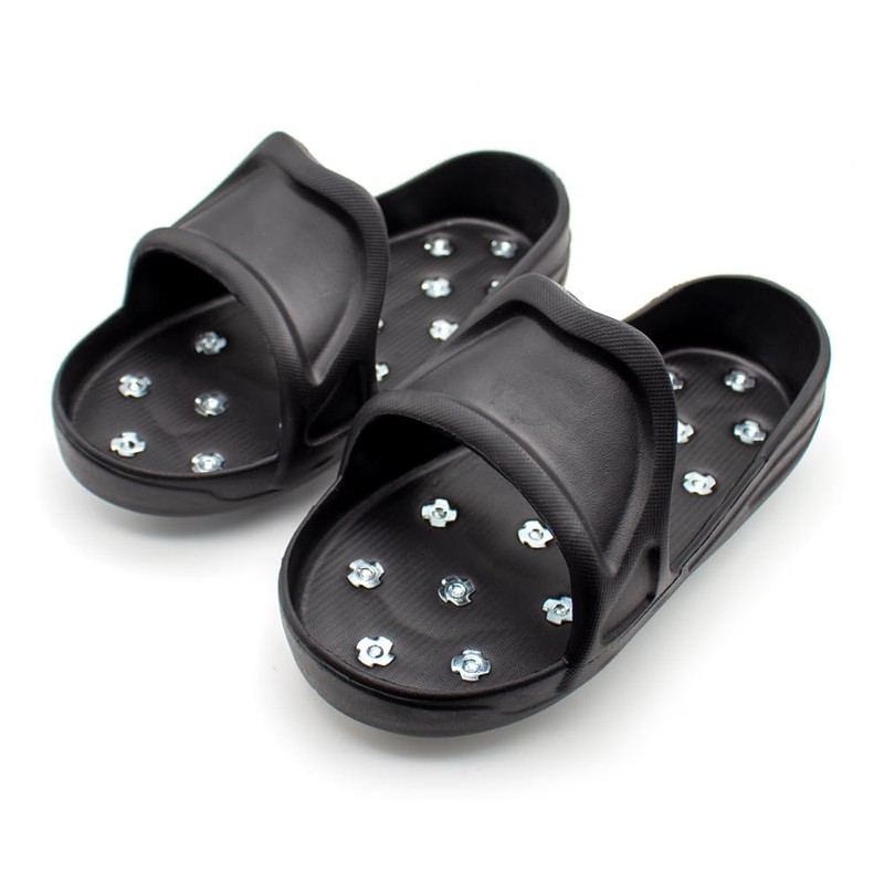 iDili 1 Pair of Flexible Spiked Shoes for Epoxy Floor