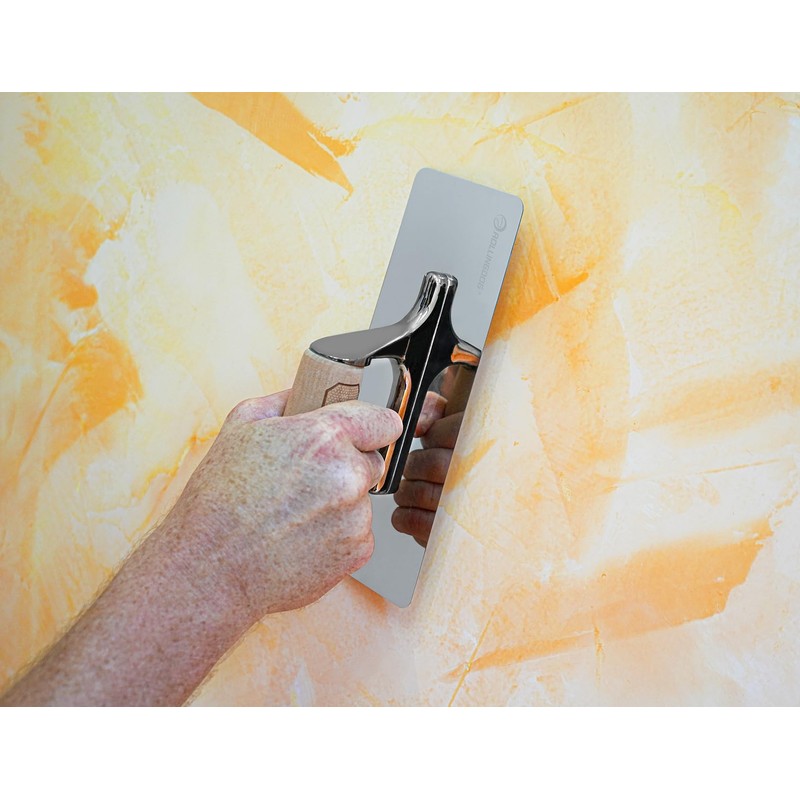 ROLLINGDOG Venetian Plaster Trowel 200x75mm - Mirror Polished 420 Stainless