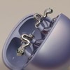 Rhinestone Clip on Ear Pads, Elegant Zirconia Decorative Headphone Accessories,
