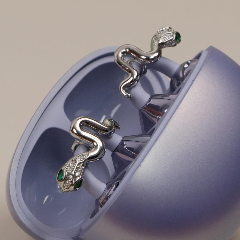 Rhinestone Clip on Ear Pads, Elegant Zirconia Decorative Headphone Accessories,