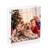 4x4 Clear Picture Frame, Double Sided Acrylic Photo Frames with