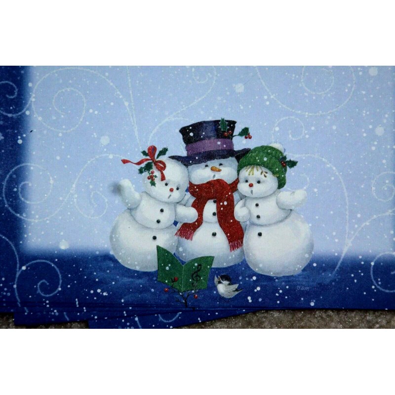 25 Sheets Computer Stationary ~ CUTE SNOWMEN