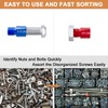 Wondgo Nut & Bolt Thread Checker - 44PCS Independent Assembly