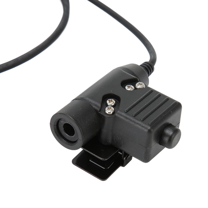 U94 PTT Headset Adapter 90cm Back Clip Headset Connector Cable