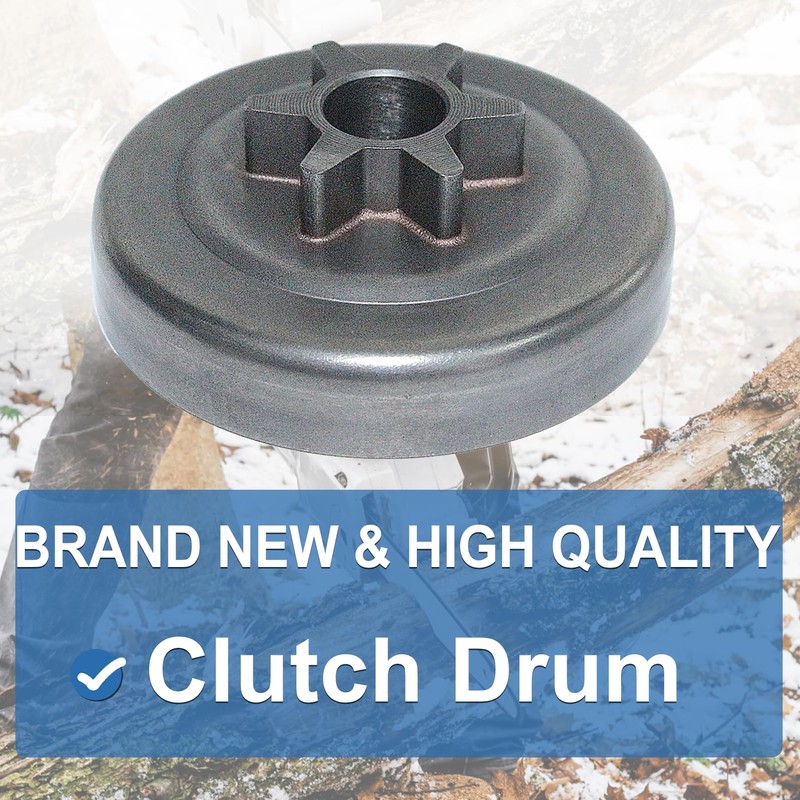 AUMEL 3/8 Inch 6T Clutch Drum Sprocket for Echo CS300