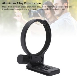 Tripod Mount Ring for Tamron 18-300mm F3.5-6.3 Lens Lens Tripod Seat Ring Collar 70mm with Quick Release Plate 1/4 3/8" Screw Hole Arca Compatible Aluminum